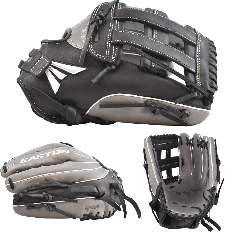 Easton Professional Collection Slowpitch Softball Glove (BK/GY/WH)