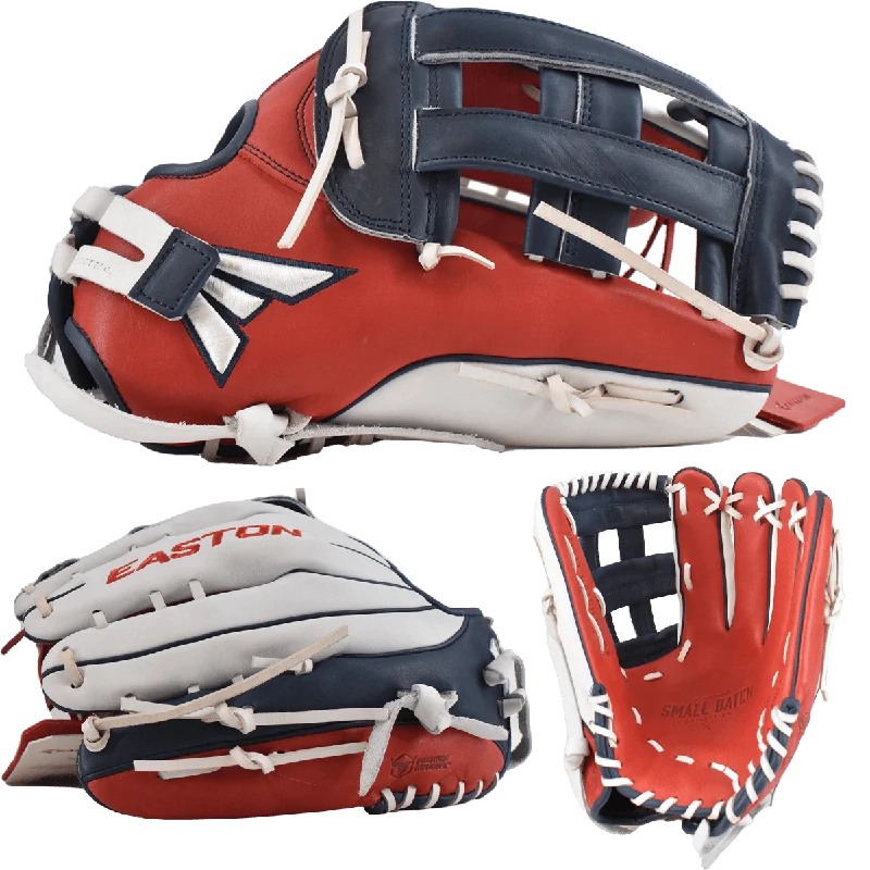 2022 Easton Small Batch No. 56 Slowpitch Softball Glove - Red/Navy/White