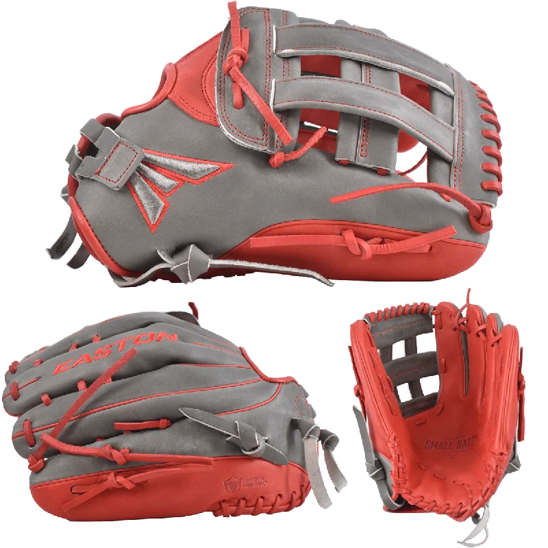 Easton Small Batch No. 72 Slowpitch Softball Glove - Grey/Red