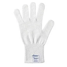 Ansell White ThermaKnit Insulator Thermolite Light Weight Cold Weather Gloves With Knit Wrist