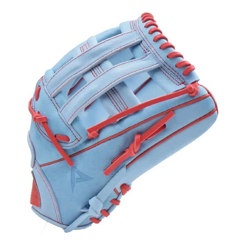 Anarchy Kip Leather Premium Softball Fielding Glove - AFG001 (Carolina/Red)