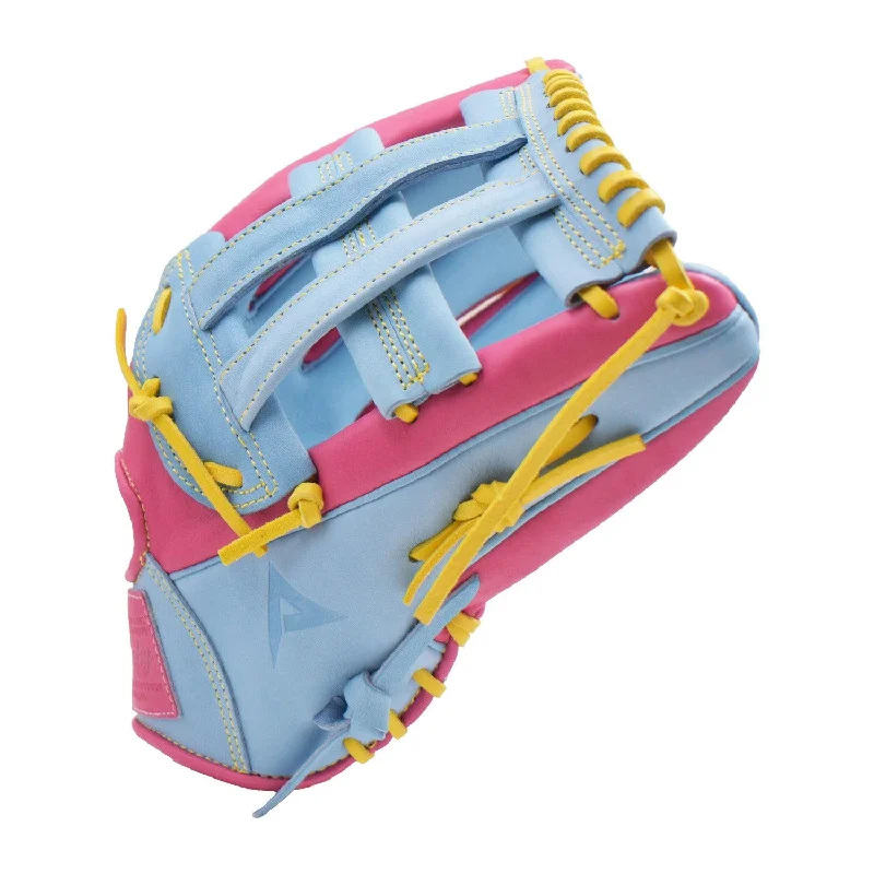 Anarchy Kip Leather Premium Softball Fielding Glove - AFG005 (Carolina/Pink)