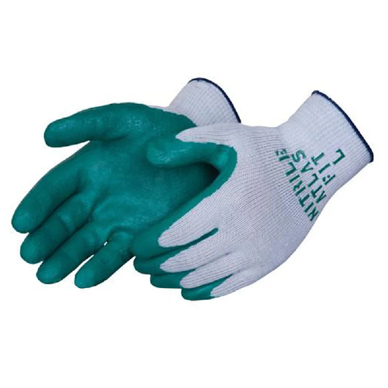 Atlas Fit Nitrile Coated Work Gloves (Green)