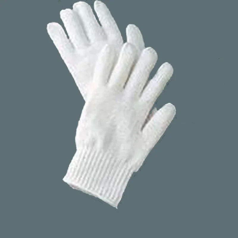 Bleached String Knit Gloves