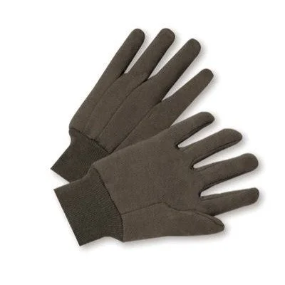 Brown Jersey Work Gloves