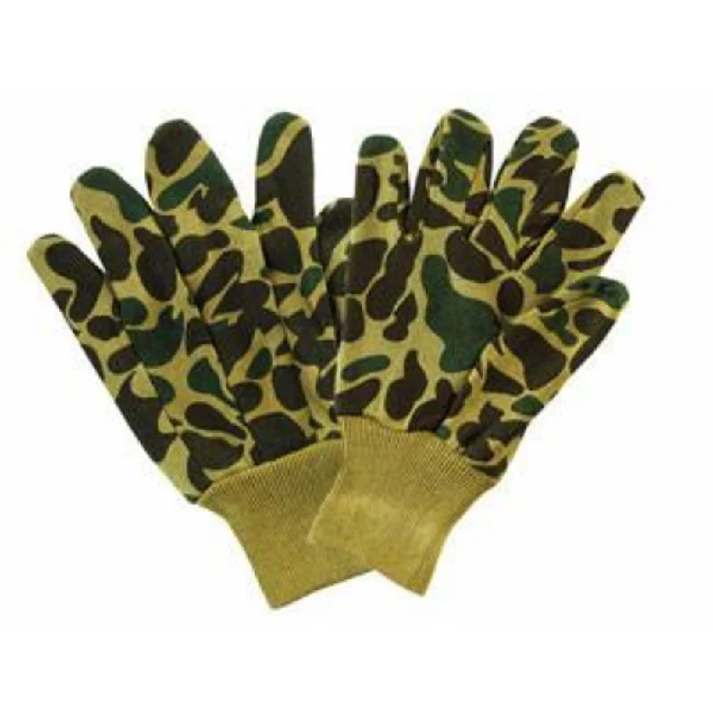 Camouflage Jersey Gloves - Dozen