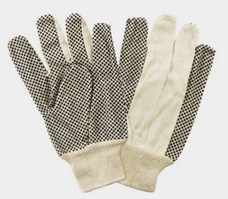 Canvas with Dots - Cotton Work Gloves