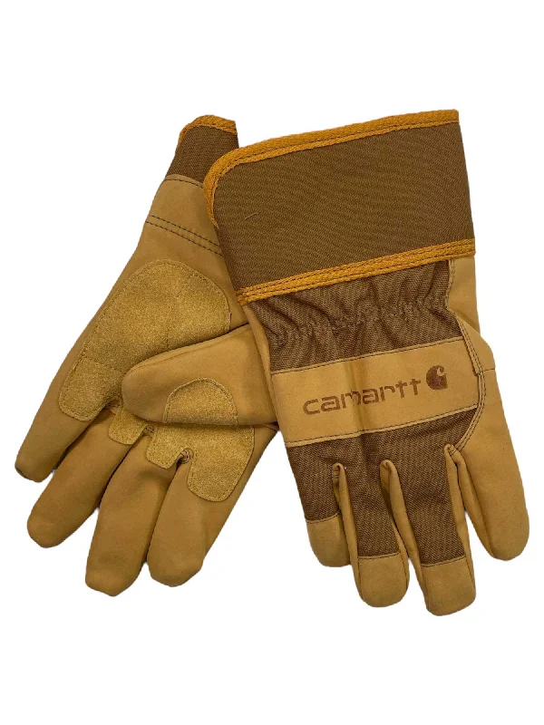 Carhartt Men's Insulated Suede Work Knit Cuff Glove