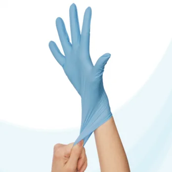 Clean Safety - Blue Nitrile Powder-Free Examination Gloves - Case