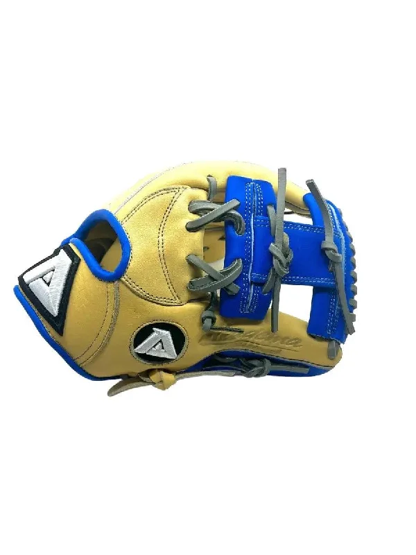 Akadema Torino Series 11.50” Inch I-Web Blonde Blue Gray Infielder Glove