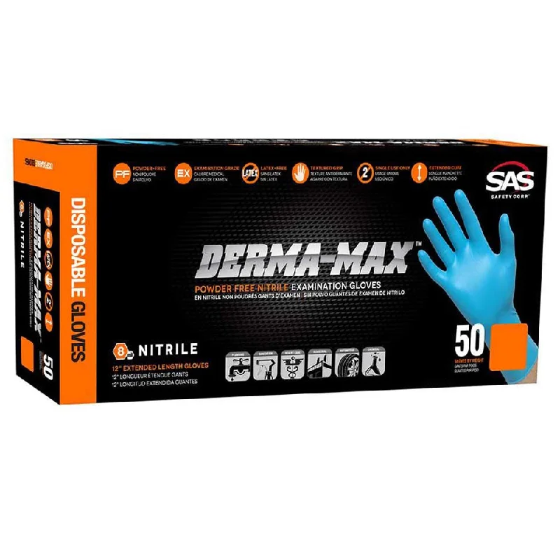 Derma-Max - Powder Free Nitrile Exam Gloves - Case