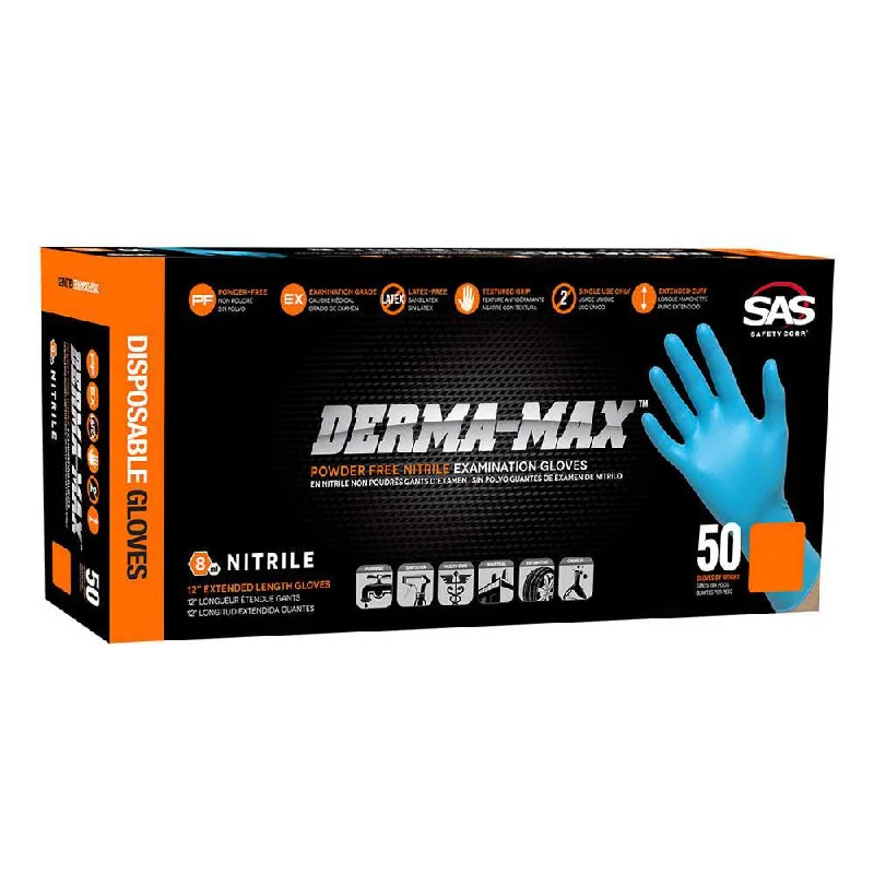 Derma-Max - Powder Free Nitrile Exam Gloves - Box