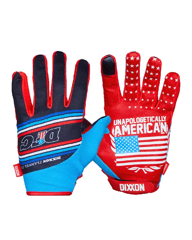 DFC Moto Gloves - Red & Blue