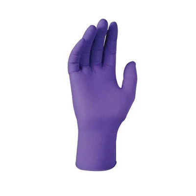 Kimberly-Clark Professional* Small Purple 9 1/2" Purple Nitrile* 6 mil Nitrile Ambidextrous Non-Sterile Powder-Free Disposable Gloves With Textured Finger Tip Finish And Beaded Cuff