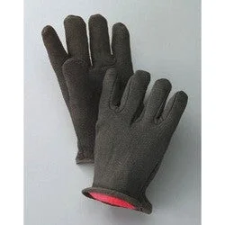 Fleece Lined Brown Jersey Gloves 14oz