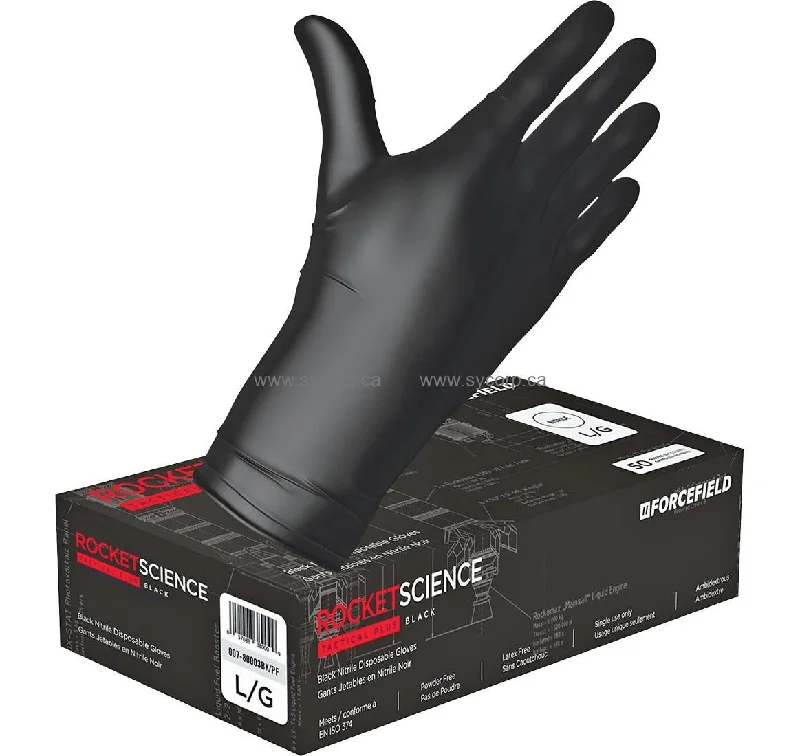 FORCEFIELD Rocket Science Tactical Plus, 8 mil Disposable Gloves