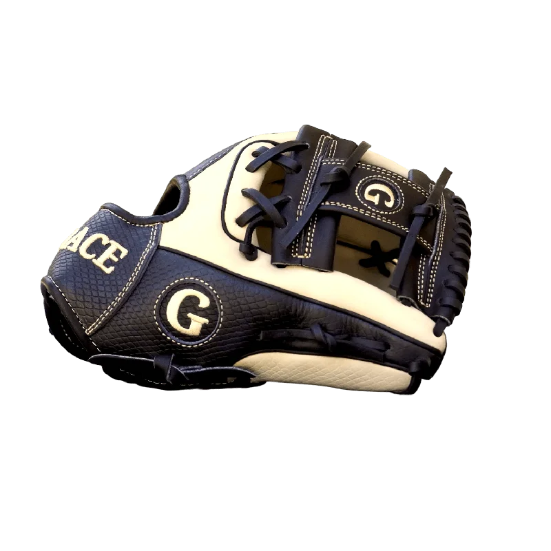 Grace Glove Co 11.50” In Blonde Black Snake Skin Infield I-Web Glove