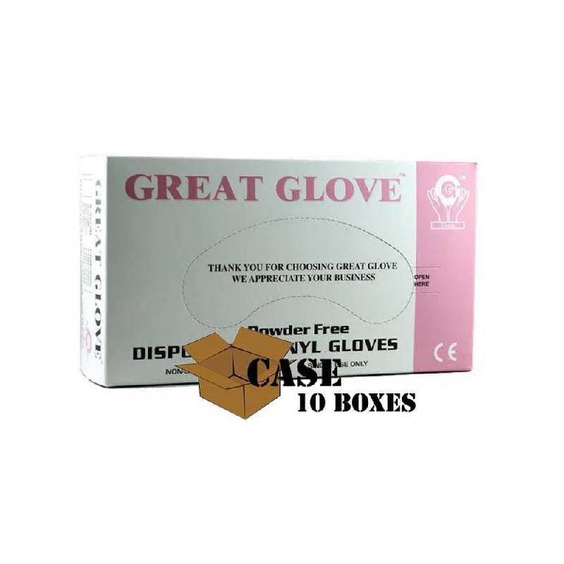 Great Glove - Powder-Free Vinyl Gloves - Case