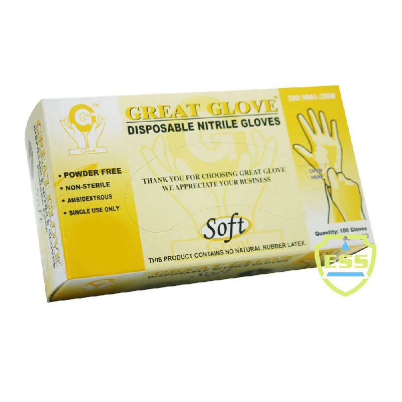 Great Glove - Soft Nitrile Powder-free Gloves - Box