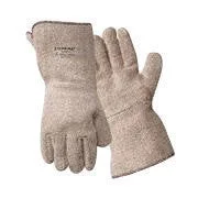 Wells Lamont X-Large Brown And White Jomac Extra Heavy Weight Terry Cloth Heat Resistant Gloves With 5" Gauntlet Cuff