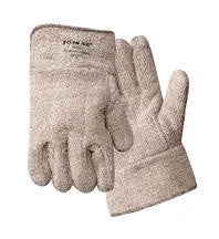 Wells Lamont X-Large Brown And White Jomac Extra Heavy Weight Loop-Out Terry Cloth Heat Resistant Gloves With 2 1/2" Safety Cuff