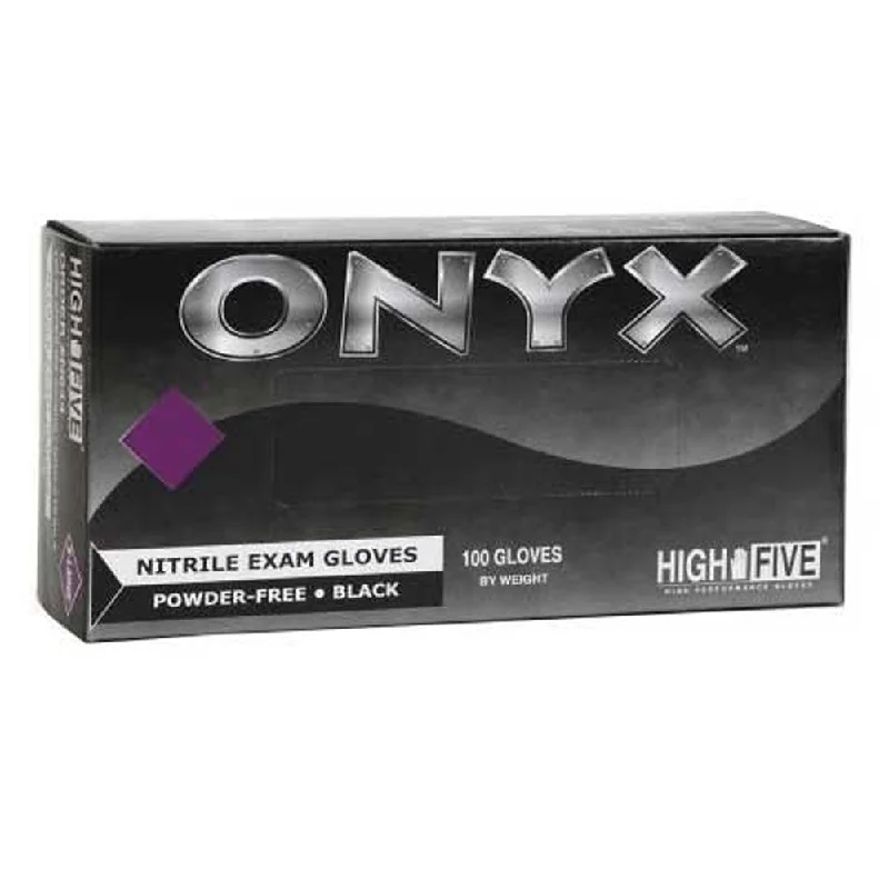 High Five Onyx Nitrile Exam Gloves