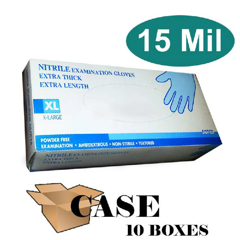 High-Risk Powder-Free Nitrile Gloves - Case