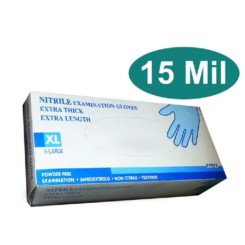 High-Risk Powder-Free Nitrile Gloves Size Large