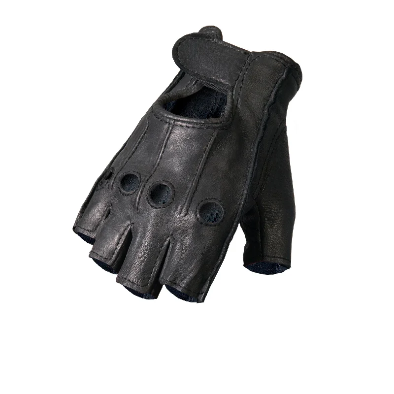 Hot Leathers GVD1005 Deerskin Fingerless Gloves