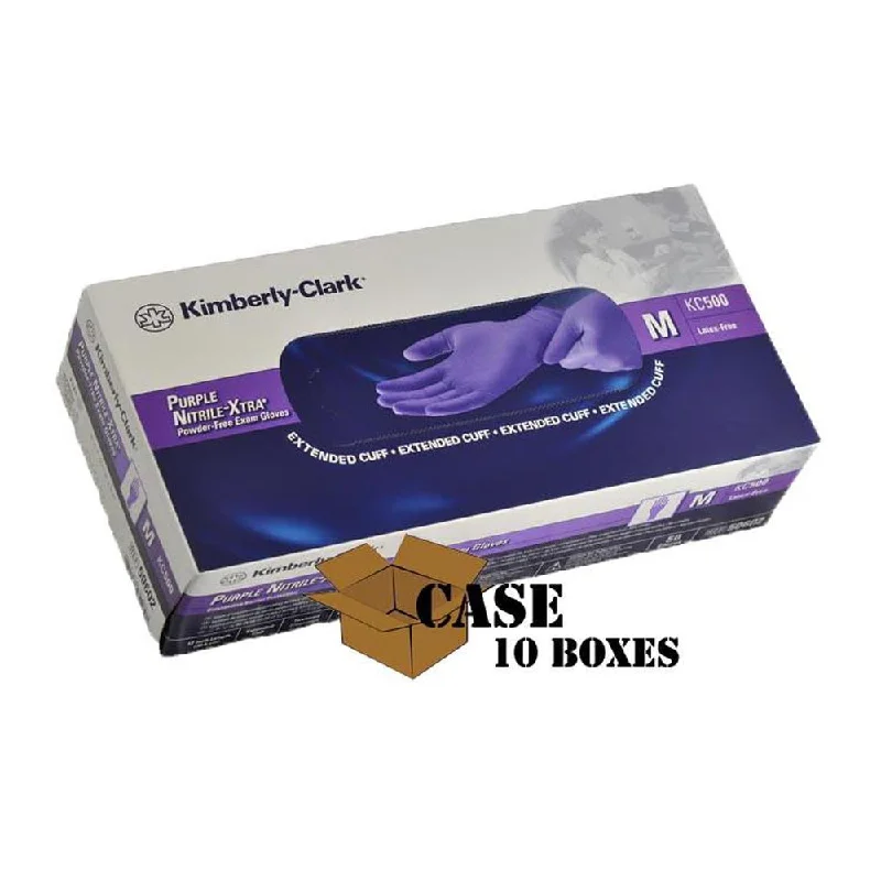 Kimberly-Clark Purple Nitrile Medical Exam Gloves X-TRA - Case