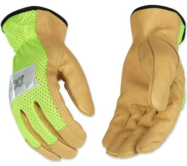 Kinco Hi-Viz Unlined Grain Pigskin Leather Driver #908- Clearance