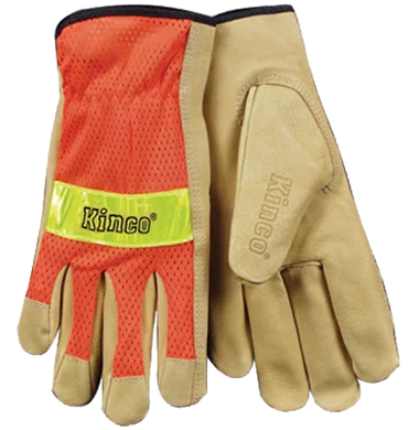 Kinco Hi-Viz Unlined Grain Pigskin Leather Driver #909- Clearance