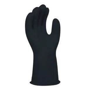 SALISBURY By Honeywell Size 10 1/2 Black 11" Type I Natural Rubber Class 0 Low Voltage Electrical Insulating Linesmen's Gloves With Straight Cuff