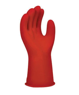 SALISBURY By Honeywell Size 10 Red 11" Type I Natural Rubber Class 0 Low Voltage Electrical Insulating Linesmen's Gloves With Straight Cuff