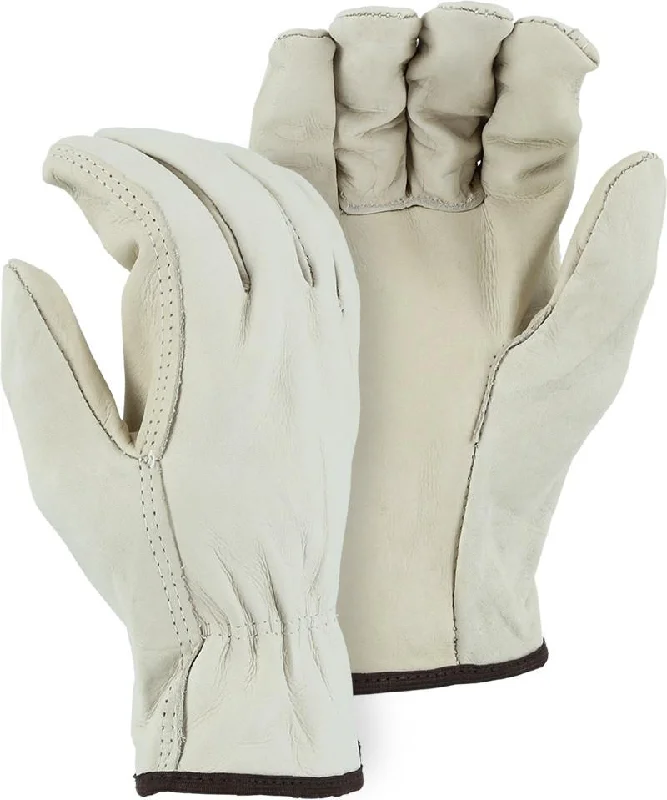 Majestic 2505B Grain Cowhide B Grade Drivers Gloves (One Dozen)