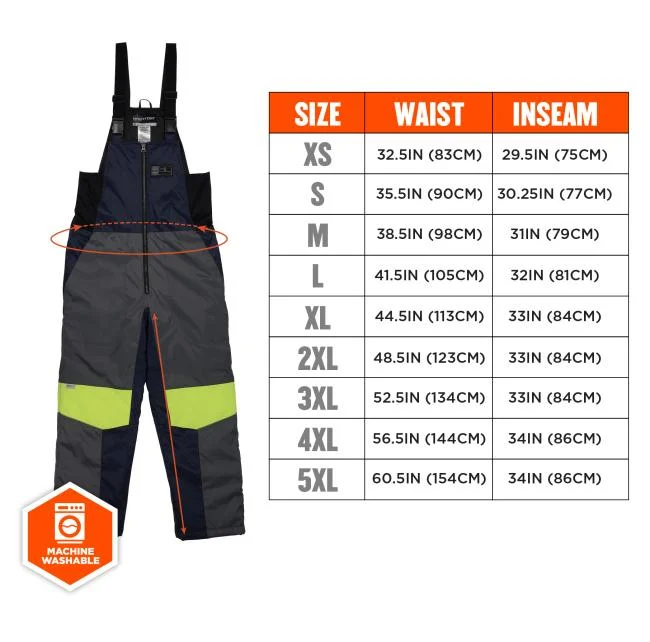 N-Ferno 6477 Insulated Freezer Bib Overalls