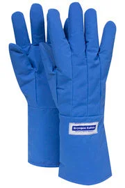 National Safety Apparel Large 3M™ Scotchlite™ Thinsulate™ Lined Teflon™ Laminated Nylon Mid-Arm Length Waterproof Cryogen Gloves