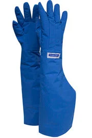 National Safety Apparel Small 3M™ Scotchlite™ Thinsulate™ Lined Teflon™ Laminated Nylon Shoulder Length Waterproof Cryogen Gloves