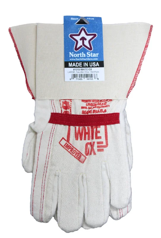 North Star White Ox Gauntlet Cuff Gloves #1015