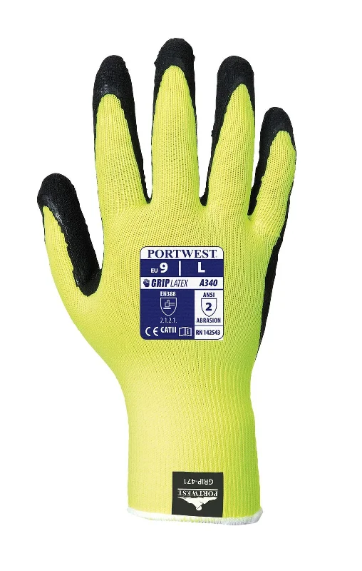 Portwest Hi-Viz Grip Glove #A340