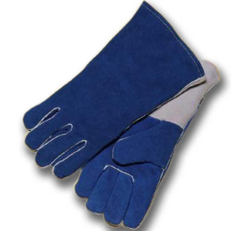 Radnor Large Blue 14" Cotton Lined Welders Gloves