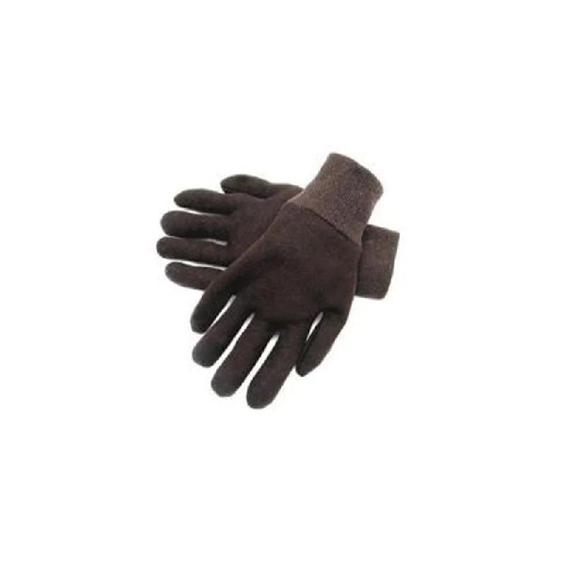 Reversible Brown Jersey Gloves