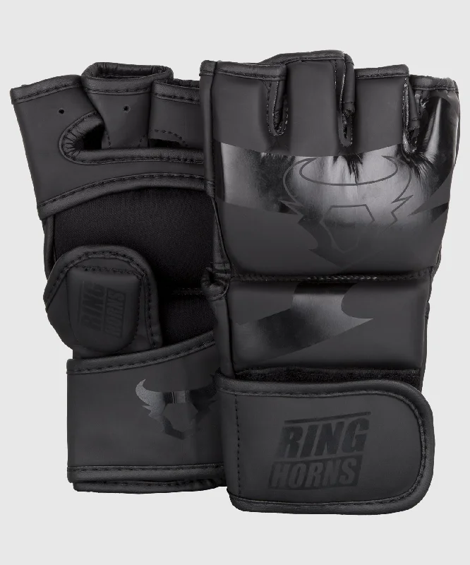 Ringhorns Charger MMA Gloves - Black/Black