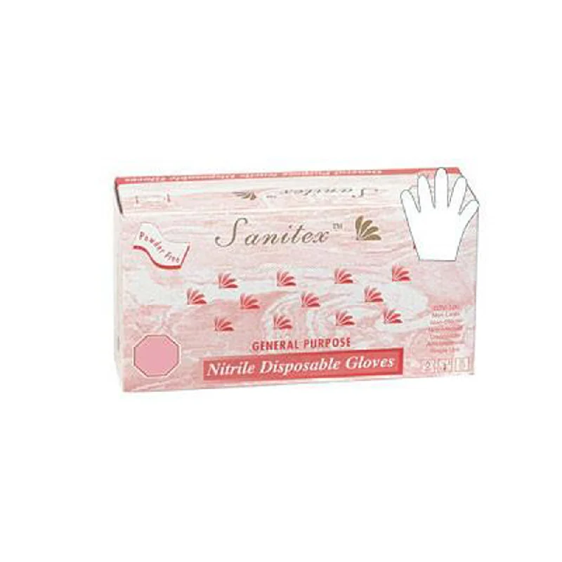 Sanitex - White Nitrile Powder-Free General Purpose Gloves - Case