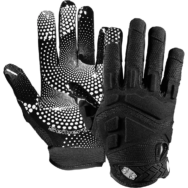 Seibertron G.A.R.G 2.0 Gel-Filled Anti-Impact Ultra-Stick Football Receiver Gloves – Patented Technology for Maximum Grip & Protection