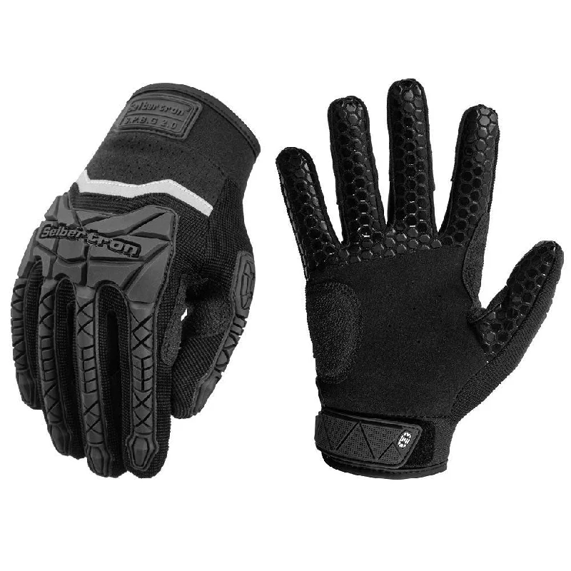 Seibertron Adult S.P.B.G 2.0 Baseball/Softball Batting Super Grip and Protective Gloves