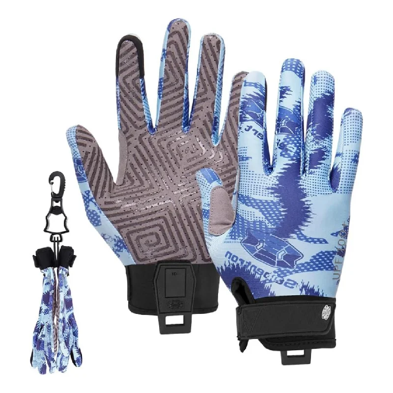 Seibertron S.P.S.G-5 Ultimate Disc Golf Gloves Super Grip and Disc Gloves Sun Protection Breathable Touchscreen Sport Frisbee Glove with Glove Clip