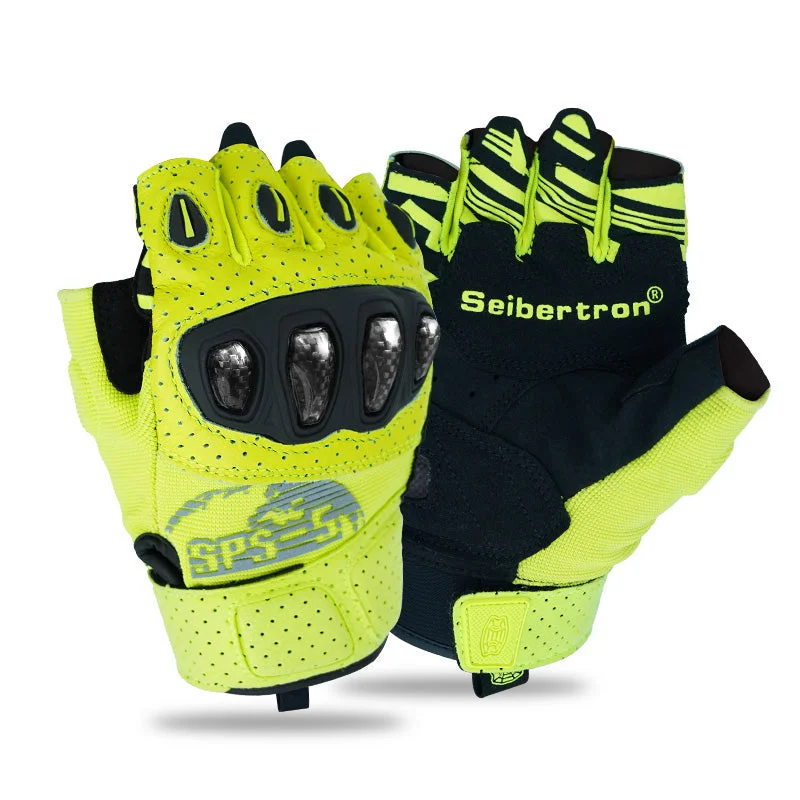 SPS-5 Half Finger Adult FL Yellow