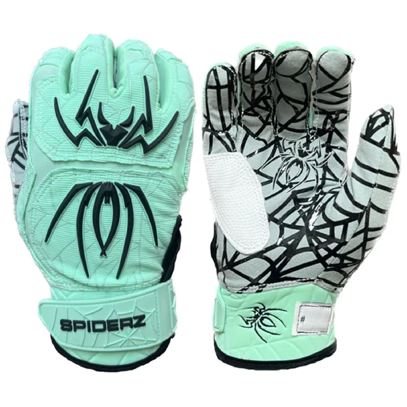 Spiderz HYBRID Batting Gloves - Mint/Black