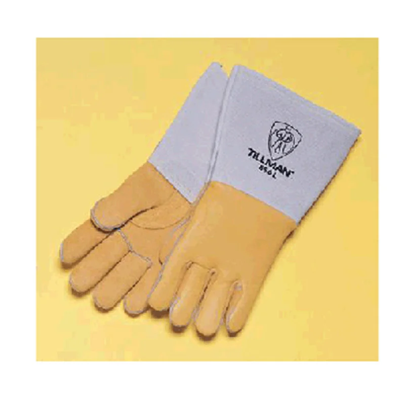 Tillman Large Gold 14" Cotton/Foam Gloves